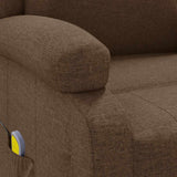 Fauteuil de massage Marron Tissu