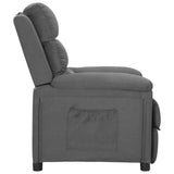 Fauteuil inclinable Gris clair Tissu