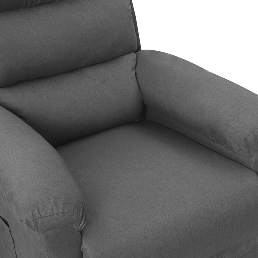 Fauteuil inclinable Gris clair Tissu