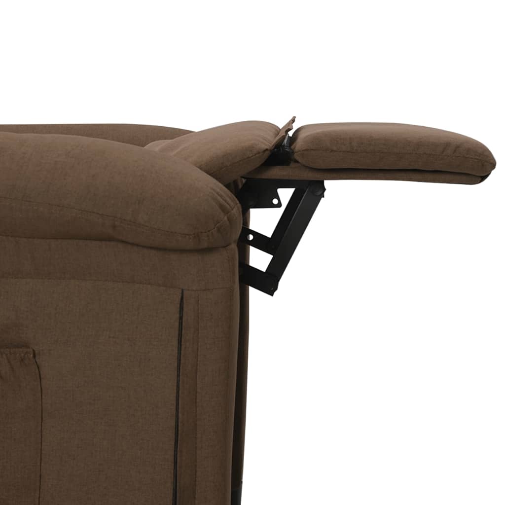 Fauteuil inclinable Marron Tissu