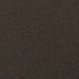 Fauteuil inclinable Marron foncé Tissu