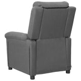 Fauteuil de massage Gris clair Tissu