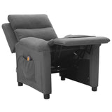 Fauteuil de massage Gris clair Tissu