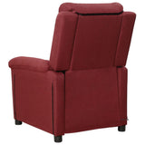Fauteuil de massage Rouge bordeaux Tissu