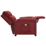 Fauteuil de massage Rouge bordeaux Tissu