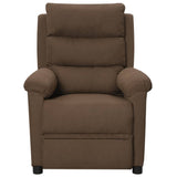 Fauteuil de massage Marron Tissu