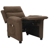 Fauteuil de massage Marron Tissu