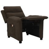 Fauteuil de massage Marron foncé Tissu