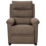 Fauteuil de massage Taupe Tissu
