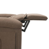 Fauteuil de massage Taupe Tissu