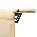 Fauteuil de massage Crème Tissu