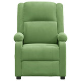 Fauteuil de massage Vert clair velours