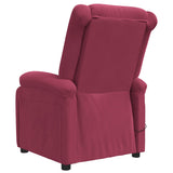 Fauteuil de massage Rouge bordeaux Velours
