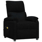 Fauteuil de massage Noir Tissu