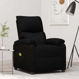Fauteuil de massage Noir Tissu