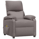 Fauteuil de massage Taupe Tissu