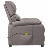 Fauteuil de massage Taupe Tissu