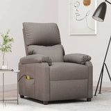 Fauteuil de massage Taupe Tissu