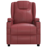 Fauteuil de massage Rouge bordeaux Similicuir