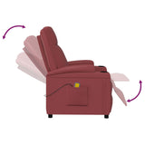 Fauteuil de massage Rouge bordeaux Similicuir