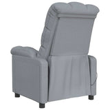 Fauteuil de massage Gris clair Tissu