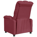 Fauteuil de massage Rouge bordeaux Tissu