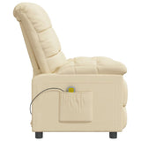 Fauteuil de massage Crème Tissu