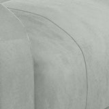 Fauteuil inclinable électrique gris clair velours