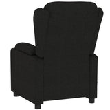 Fauteuil inclinable électrique Noir Tissu