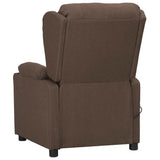 Fauteuil électrique de massage Taupe Tissu