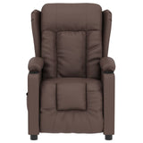 Fauteuil inclinable électrique Marron Similicuir