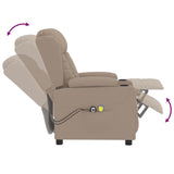 Fauteuil de massage électrique Cappuccino Similicuir