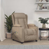 Fauteuil de massage électrique Cappuccino Similicuir
