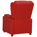 Fauteuil de massage électrique Rouge bordeaux Similicuir