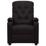 Fauteuil inclinable électrique Noir Similicuir