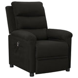 Fauteuil inclinable électrique Noir Tissu