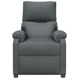 Fauteuil inclinable Gris foncé Tissu