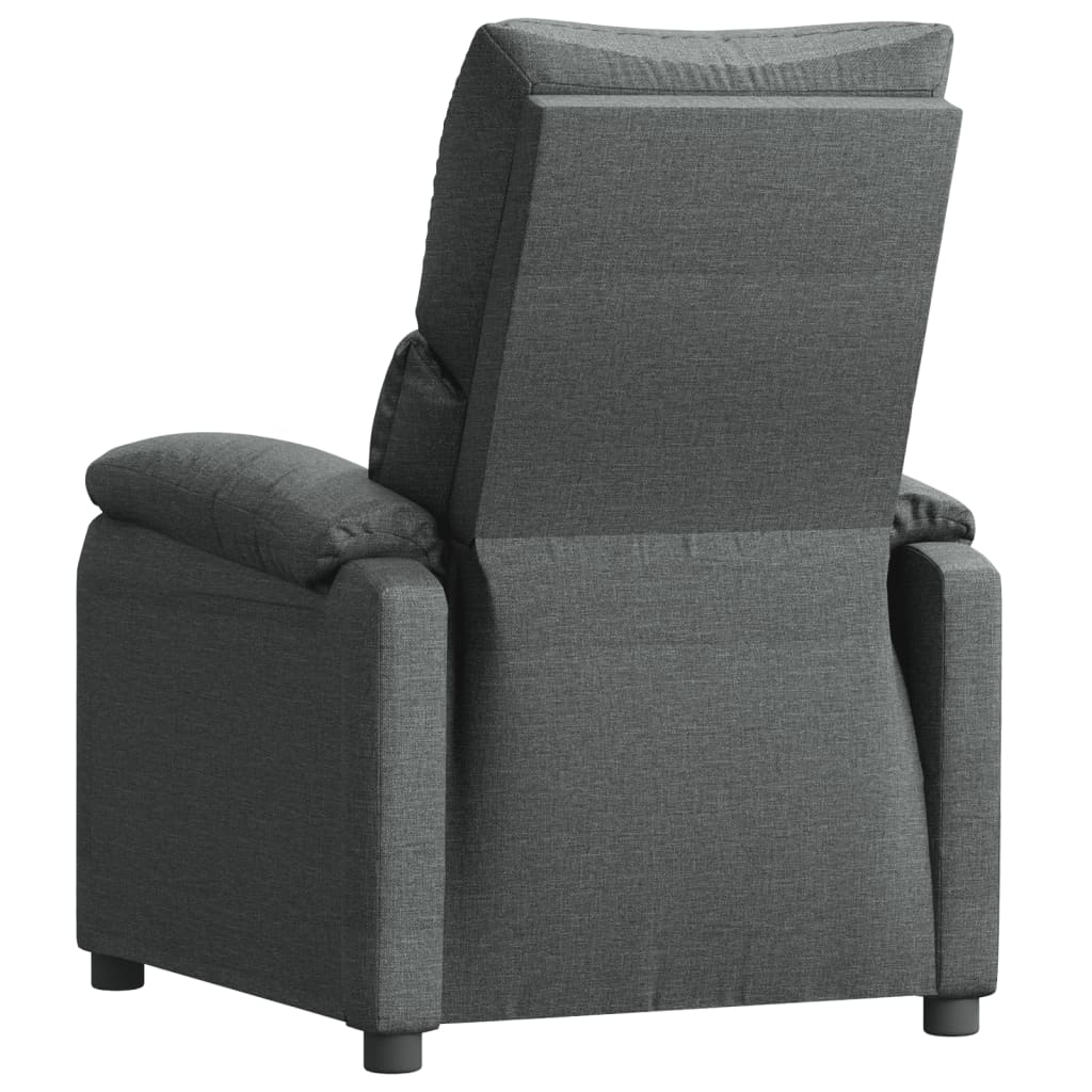 Fauteuil inclinable Gris foncé Tissu
