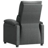 Fauteuil inclinable Gris foncé Tissu
