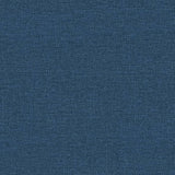 Chaises à manger lot de 2 bleu tissu