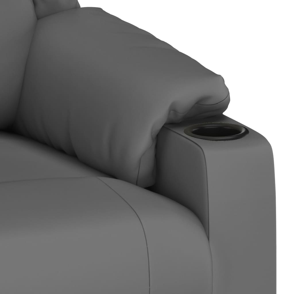 Fauteuil inclinable Gris Similicuir