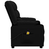 Fauteuil de massage Noir Similicuir