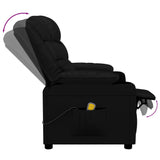 Fauteuil de massage Noir Similicuir
