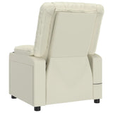 Fauteuil de massage Crème Similicuir