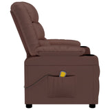 Fauteuil de massage Marron Similicuir