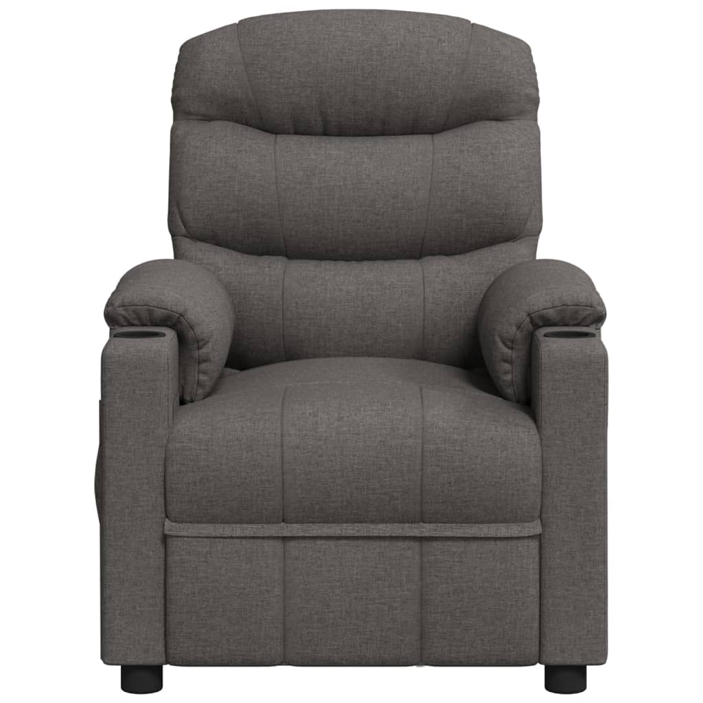 Fauteuil inclinable Gris foncé Tissu