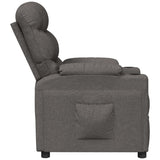 Fauteuil inclinable Gris foncé Tissu