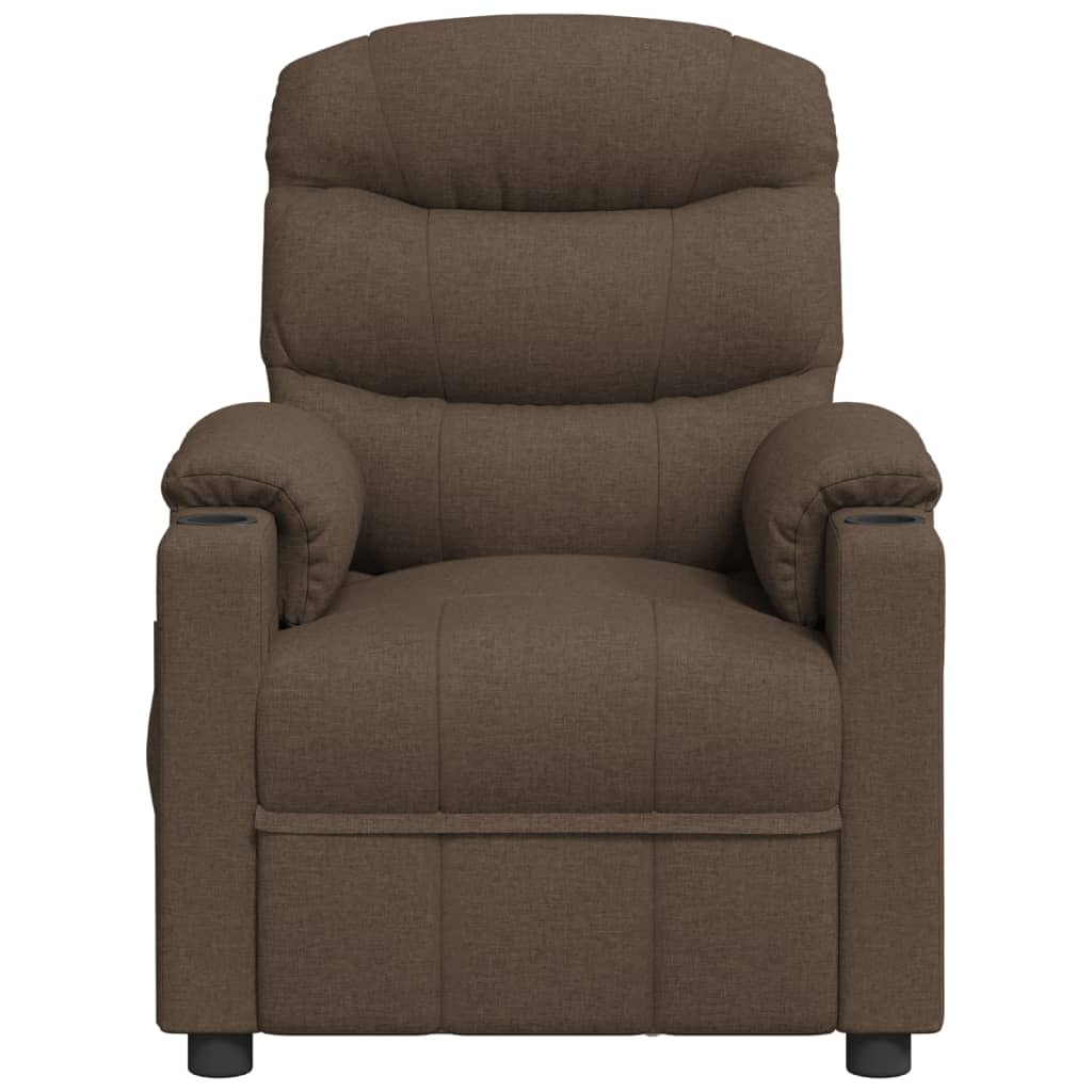 Fauteuil inclinable Marron Tissu