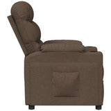 Fauteuil inclinable Marron Tissu