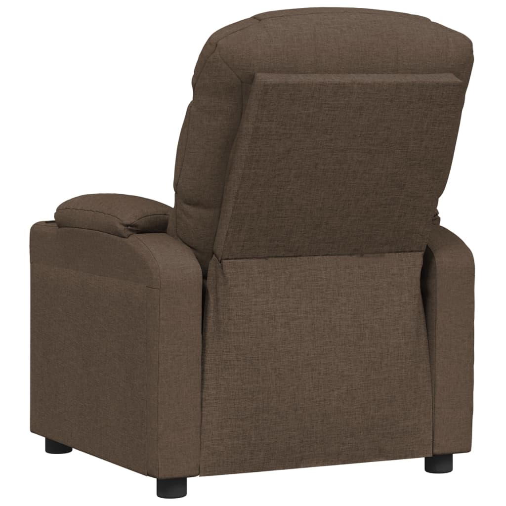 Fauteuil inclinable Marron Tissu
